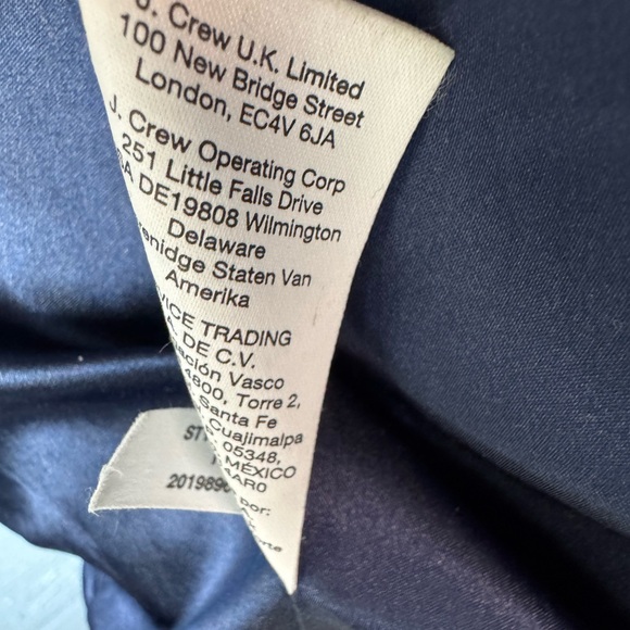 J Crew Pea Coat Women’s Italian Stadium Cloth, Wool, Nello Gori Black Size 6 - Picture 8 of 8